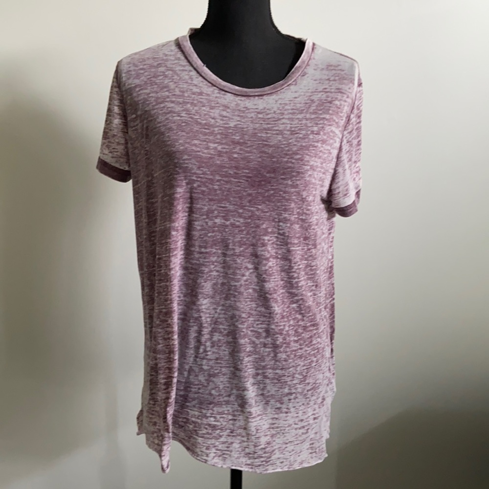 Forever 21 white washed purple shirt size large